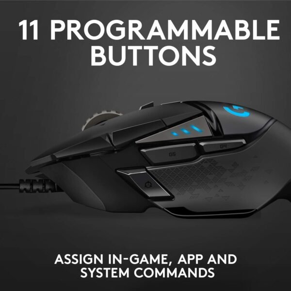 Logitech G502 HERO High Performance Wired Gaming Mouse - Image 4